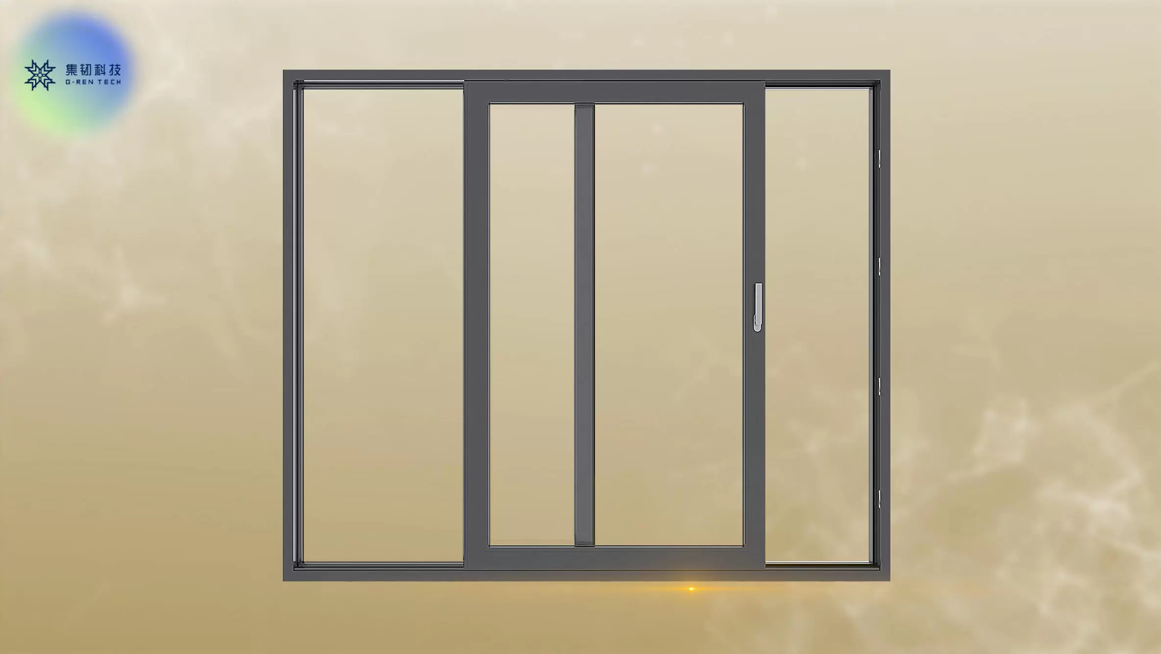 集韧静音保温门窗配套耶鲁侧压平移推拉门窗五金系统