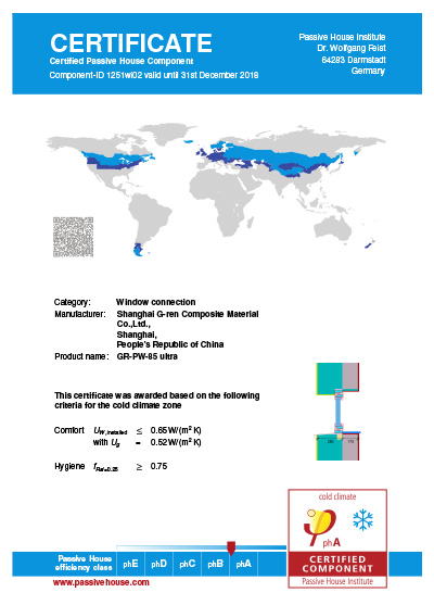 GR85德国PHI被动窗检测报告-严寒地区