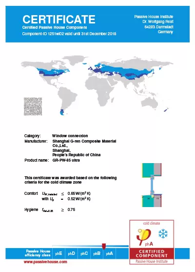 GR85德国PHI被动窗认证