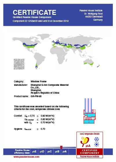 GR85德国PHI被动窗认证