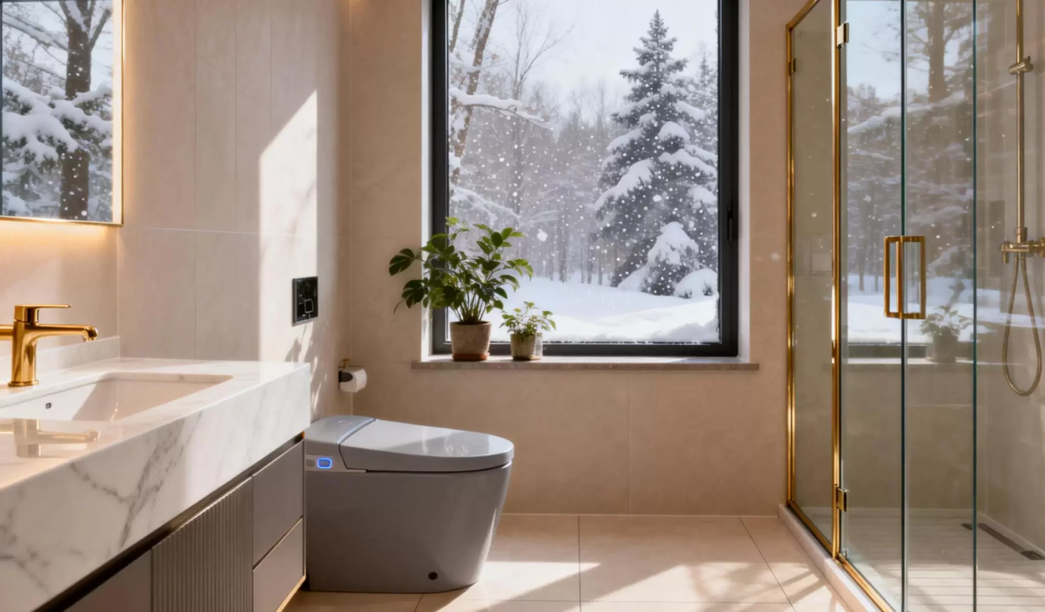 选对门窗，冬日洗澡也能暖到心坎里！